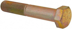 Value Collection - 1-1/4 - 12 UNF, 7" Length Under Head Hex Head Cap Screw - Partially Threaded, Grade 8 Alloy Steel, Zinc-Plated Finish, 1-7/8" Hex - Apex Tool & Supply