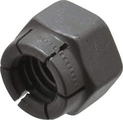 Flex-Loc - 3/8-16 UNC Grade 2 Hex Lock Nut with Expanding Flex Top - Uncoated, Meets Military Specifications - Apex Tool & Supply