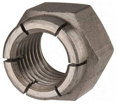 Flex-Loc - 3/4-10 UNC Grade 2 Hex Lock Nut with Expanding Flex Top - Uncoated, Meets Military Specifications - Apex Tool & Supply
