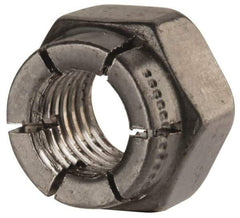 Flex-Loc - 5/16-24 UNJF Grade 2 Hex Lock Nut with Expanding Flex Top - Uncoated, Meets Military Specifications - Apex Tool & Supply
