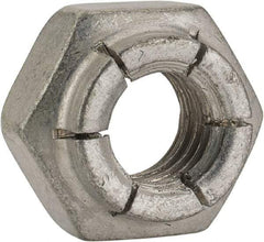 Flex-Loc - 3/8-16 UNC Grade 2 Heavy Hex Lock Nut with Expanding Flex Top - Cadmium-Plated Finish, Meets Military Specifications - Apex Tool & Supply