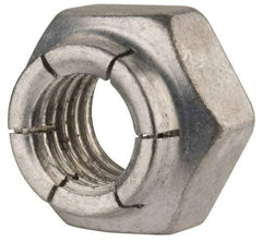 Flex-Loc - 1/2-13 UNC Grade 2 Heavy Hex Lock Nut with Expanding Flex Top - Cadmium-Plated Finish, Meets Military Specifications - Apex Tool & Supply
