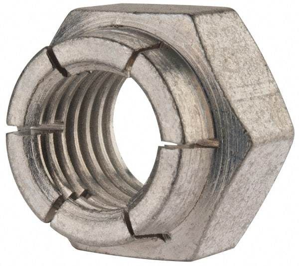 Flex-Loc - 3/4-10 UNC Grade 2 Heavy Hex Lock Nut with Expanding Flex Top - Cadmium-Plated Finish, Meets Military Specifications - Apex Tool & Supply