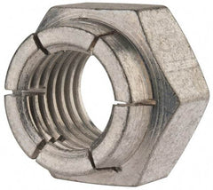 Flex-Loc - 3/4-10 UNC Grade 2 Heavy Hex Lock Nut with Expanding Flex Top - Cadmium-Plated Finish, Meets Military Specifications - Apex Tool & Supply