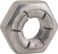 Flex-Loc - 5/16-18 UNC Grade 2 Heavy Hex Lock Nut with Expanding Flex Top - 17/64" High, Cadmium-Plated Finish, Meets Military Specifications - Apex Tool & Supply