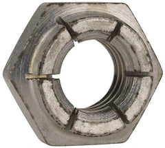 Flex-Loc - 3/8-16 UNC Grade 2 Heavy Hex Lock Nut with Expanding Flex Top - 9/32" High, Cadmium-Plated Finish, Meets Military Specifications - Apex Tool & Supply