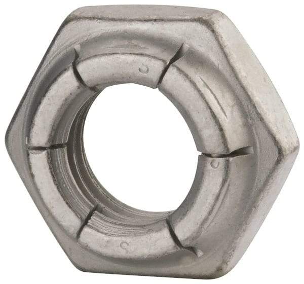 Flex-Loc - 5/8-11 UNC Grade 2 Heavy Hex Lock Nut with Expanding Flex Top - Cadmium-Plated Finish, Meets Military Specifications - Apex Tool & Supply