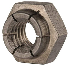 Flex-Loc - 5/16-18 UNC 18-8 Heavy Hex Lock Nut with Expanding Flex Top - Uncoated, Meets Military Specifications - Apex Tool & Supply