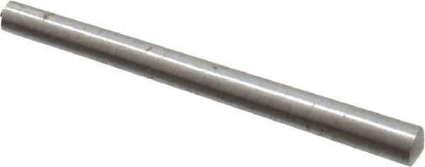 Value Collection - Size 5/0, 0.0732" Small End Diam, 0.094" Large End Diam, Uncoated Steel Taper Pin - Grade C-12L14, 1" OAL, 1 Pin Length - Apex Tool & Supply