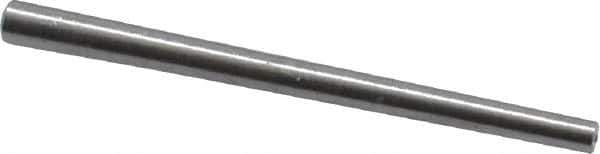 Value Collection - Size 5/0, 0.068" Small End Diam, 0.094" Large End Diam, Uncoated Steel Taper Pin - Grade C-12L14, 1-1/4" OAL, 1-1/4 Pin Length - Apex Tool & Supply