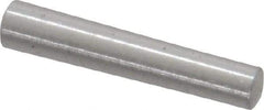 Value Collection - Size 2/0, 0.1254" Small End Diam, 0.141" Large End Diam, Uncoated Steel Taper Pin - Grade C-12L14, 3/4" OAL, 3/4 Pin Length - Apex Tool & Supply