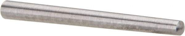 Value Collection - Size 0, 0.1196" Small End Diam, 0.156" Large End Diam, Uncoated Steel Taper Pin - Grade C-12L14, 1-3/4" OAL, 1-3/4 Pin Length - Apex Tool & Supply