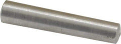 Value Collection - Size 4, 0.224" Small End Diam, 0.25" Large End Diam, Uncoated Steel Taper Pin - Grade C-12L14, 1-1/4" OAL, 1-1/4 Pin Length - Apex Tool & Supply