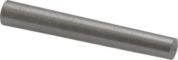 Value Collection - Size 4, 0.2136" Small End Diam, 0.25" Large End Diam, Uncoated Steel Taper Pin - Grade C-12L14, 1-3/4" OAL, 1-3/4 Pin Length - Apex Tool & Supply