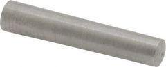 Value Collection - Size 5, 0.2578" Small End Diam, 0.289" Large End Diam, Uncoated Steel Taper Pin - Grade C-12L14, 1-1/2" OAL, 1-1/2 Pin Length - Apex Tool & Supply