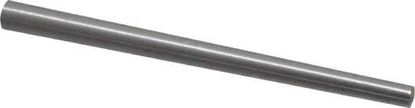 Value Collection - Size 5, 0.2058" Small End Diam, 0.289" Large End Diam, Uncoated Steel Taper Pin - Grade C-12L14, 4" OAL, 4 Pin Length - Apex Tool & Supply