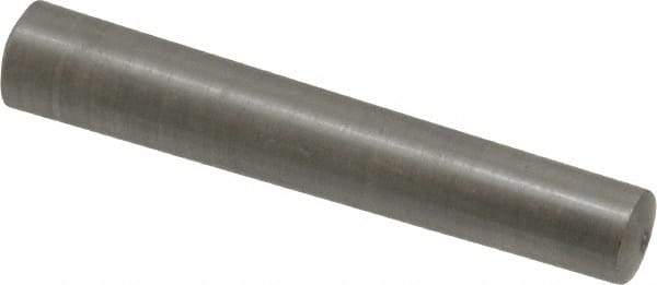 Value Collection - Size 6, 0.2994" Small End Diam, 0.341" Large End Diam, Uncoated Steel Taper Pin - Grade C-12L14, 2" OAL, 2 Pin Length - Apex Tool & Supply