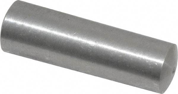 Value Collection - Size 7, 0.383" Small End Diam, 0.409" Large End Diam, Uncoated Steel Taper Pin - Grade C-12L14, 1-1/4" OAL, 1-1/4 Pin Length - Apex Tool & Supply