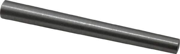 Value Collection - Size 8, 0.3984" Small End Diam, 0.492" Large End Diam, Uncoated Steel Taper Pin - Grade C-12L14, 4-1/2" OAL, 4-1/2 Pin Length - Apex Tool & Supply