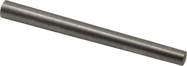 Value Collection - Size 8, 0.388" Small End Diam, 0.492" Large End Diam, Uncoated Steel Taper Pin - Grade C-12L14, 5" OAL, 5 Pin Length - Apex Tool & Supply