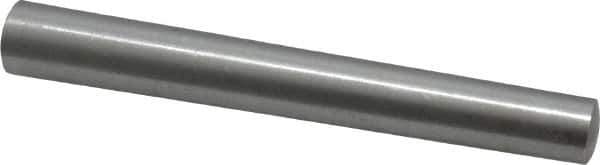 Value Collection - Size 9, 0.4974" Small End Diam, 0.591" Large End Diam, Uncoated Steel Taper Pin - Grade C-12L14, 4-1/2" OAL, 4-1/2 Pin Length - Apex Tool & Supply