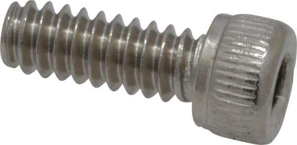 Value Collection - #6-32 UNC Hex Socket Drive, Socket Cap Screw - Grade 316 Stainless Steel, 3/8" Length Under Head - Apex Tool & Supply