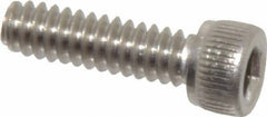 Value Collection - #6-32 UNC Hex Socket Drive, Socket Cap Screw - Grade 316 Stainless Steel, 1/2" Length Under Head - Apex Tool & Supply