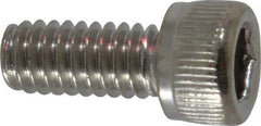 Value Collection - #8-32 UNC Hex Socket Drive, Socket Cap Screw - Grade 316 Stainless Steel, 3/8" Length Under Head - Apex Tool & Supply
