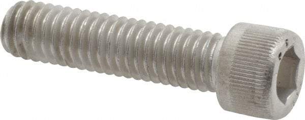 Value Collection - 3/8-16 UNC Hex Socket Drive, Socket Cap Screw - Grade 316 Stainless Steel, Fully Threaded, 1-1/2" Length Under Head - Apex Tool & Supply