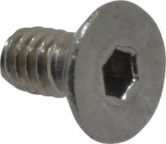 Value Collection - #2-56 UNC Hex Socket Drive, 82° Flat Screw - Grade 18-8 Stainless Steel, 3/16" OAL - Apex Tool & Supply