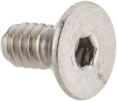 Value Collection - #4-40 UNC Hex Socket Drive, 82° Flat Screw - Grade 18-8 Stainless Steel, 1/4" OAL - Apex Tool & Supply