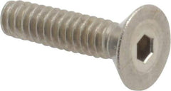 Value Collection - #4-40 UNC Hex Socket Drive, 82° Flat Screw - Grade 18-8 Stainless Steel, 1/2" OAL - Apex Tool & Supply