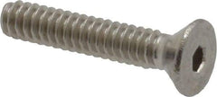Value Collection - #4-40 UNC Hex Socket Drive, 82° Flat Screw - Grade 18-8 Stainless Steel, 5/8" OAL - Apex Tool & Supply