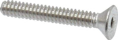 Value Collection - #4-40 UNC Hex Socket Drive, 82° Flat Screw - Grade 18-8 Stainless Steel, 3/4" OAL - Apex Tool & Supply