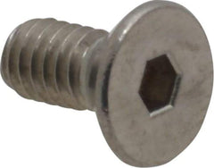 Value Collection - #8-32 UNC Hex Socket Drive, 82° Flat Screw - Grade 18-8 Stainless Steel, 3/8" OAL - Apex Tool & Supply
