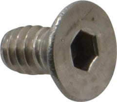 Value Collection - #10-24 UNC Hex Socket Drive, 82° Flat Screw - Grade 18-8 Stainless Steel, 3/8" OAL - Apex Tool & Supply