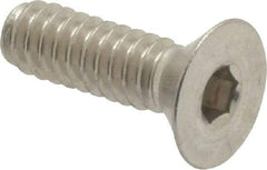 Value Collection - #10-24 UNC Hex Socket Drive, 82° Flat Screw - Grade 18-8 Stainless Steel, 5/8" OAL - Apex Tool & Supply
