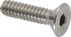 Value Collection - #10-24 UNC Hex Socket Drive, 82° Flat Screw - Grade 18-8 Stainless Steel, 3/4" OAL - Apex Tool & Supply