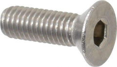 Value Collection - #10-32 UNF Hex Socket Drive, 82° Flat Screw - Grade 18-8 Stainless Steel, 5/8" OAL - Apex Tool & Supply