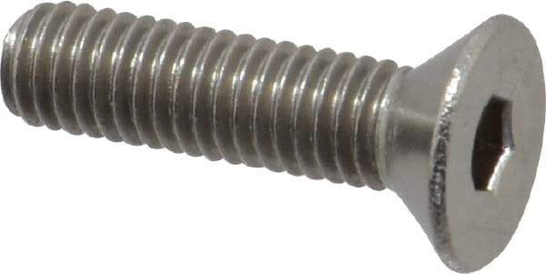 Value Collection - #10-32 UNF Hex Socket Drive, 82° Flat Screw - Grade 18-8 Stainless Steel, 3/4" OAL - Apex Tool & Supply