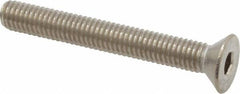 Value Collection - #10-32 UNF Hex Socket Drive, 82° Flat Screw - Grade 18-8 Stainless Steel, 1-1/2" OAL - Apex Tool & Supply