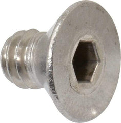 Value Collection - 1/4-20 UNC Hex Socket Drive, 82° Flat Screw - Grade 18-8 Stainless Steel, 3/8" OAL - Apex Tool & Supply