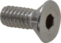 Value Collection - 1/4-20 UNC Hex Socket Drive, 82° Flat Screw - Grade 18-8 Stainless Steel, 5/8" OAL - Apex Tool & Supply