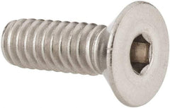 Value Collection - 1/4-20 UNC Hex Socket Drive, 82° Flat Screw - Grade 18-8 Stainless Steel, 3/4" OAL - Apex Tool & Supply