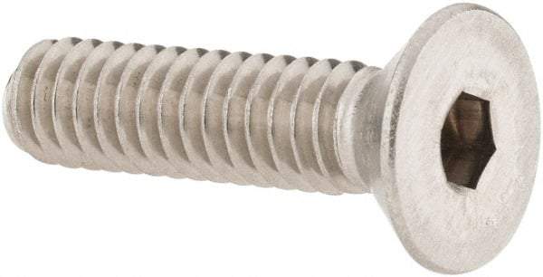 Value Collection - 1/4-20 UNC Hex Socket Drive, 82° Flat Screw - Grade 18-8 Stainless Steel, 1" OAL - Apex Tool & Supply