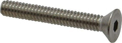 Value Collection - 1/4-20 UNC Hex Socket Drive, 82° Flat Screw - Grade 18-8 Stainless Steel, 1-3/4" OAL - Apex Tool & Supply