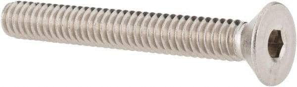 Value Collection - 1/4-20 UNC Hex Socket Drive, 82° Flat Screw - Grade 18-8 Stainless Steel, 2" OAL - Apex Tool & Supply