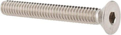 Value Collection - 1/4-20 UNC Hex Socket Drive, 82° Flat Screw - Grade 18-8 Stainless Steel, 2" OAL - Apex Tool & Supply
