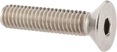 Value Collection - 5/16-18 UNC Hex Socket Drive, 82° Flat Screw - Grade 18-8 Stainless Steel, 1-1/2" OAL - Apex Tool & Supply