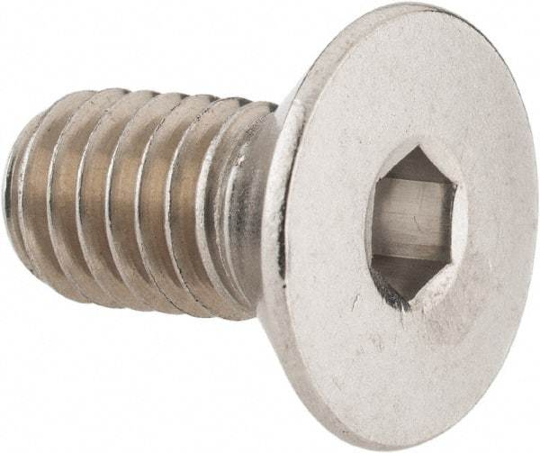 Value Collection - 3/8-16 UNC Hex Socket Drive, 82° Flat Screw - Grade 18-8 Stainless Steel, 3/4" OAL - Apex Tool & Supply